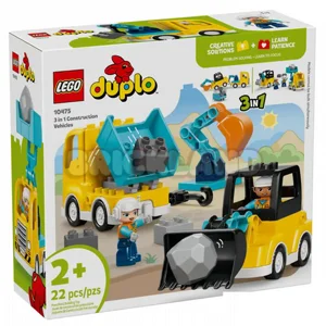לגו דופלו 3 ב -1 כלי רכב לעבודות בניה 10475 Lego לגו דופלו 3 ב -1 כלי רכב לעבודות בניה 10475 Lego