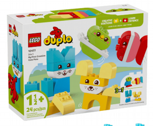 לגו דופלו 3 ב - 1 חיות מחמד חמודות ויצירתיות 10477 Lego לגו דופלו 3 ב - 1 חיות מחמד חמודות ויצירתיות 10477 Lego