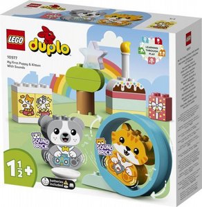 לגו דופלו כלבלב וחתלתול עם צלילים Lego 10977 לגו דופלו כלבלב וחתלתול עם צלילים Lego 10977