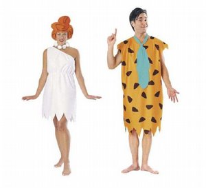 תחפושת זוגית פרד ווילמה פלינסטון למבוגרים תחפושת זוגית פרד ווילמה פלינסטון למבוגרים