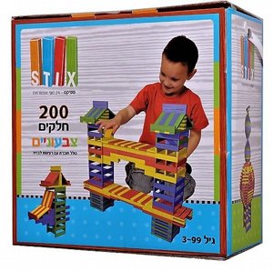 STIX סטיקס 200 חלקים צבעוני (תואם קפלה) STIX סטיקס 200 חלקים צבעוני (תואם קפלה)