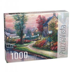 פאזל חורף נוצץ 1000 חלקים 2406 פאזל חורף נוצץ 1000 חלקים 2406