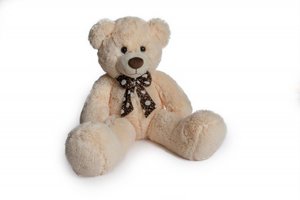 בובה פרווה דובי ענק 95 ס"מ צבע שמנת בובה פרווה דובי ענק 95 ס"מ צבע שמנת