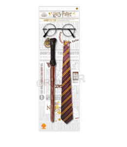 סט אביזרים הארי פוטר - שרביט, משקפיים ועניבה חברת רוביס סט אביזרים הארי פוטר - שרביט, משקפיים ועניבה חברת רוביס