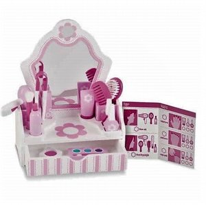 מליסה ודאג שולחן איפור מעץ מליסה ודאג שולחן איפור מעץ
