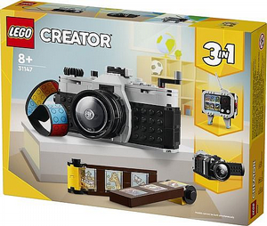 לגו קריאטור 3 ב-1 מצלמה בסגנון רטרו 31147 Lego Creator לגו קריאטור 3 ב-1 מצלמה בסגנון רטרו 31147 Lego Creator
