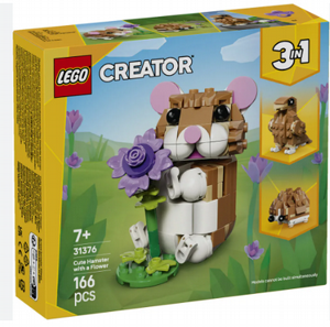 לגו קריאטור - אוגר חמוד עם פרח 31376 Lego לגו קריאטור - אוגר חמוד עם פרח 31376 Lego