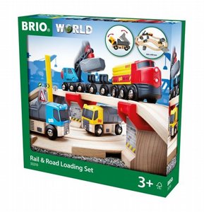 BRIO בריו מסלול משאיות ורכבות למטען מק"ט 33210 BRIO בריו מסלול משאיות ורכבות למטען מק"ט 33210