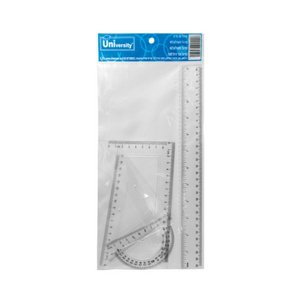 סט הנדסה גדול פלסטיק שקוף סט הנדסה גדול פלסטיק שקוף