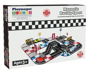 פליימאגר 51 חלקים כבישים מגנטים Playmager פליימאגר 51 חלקים כבישים מגנטים Playmager