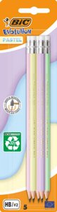 עפרון גמיש עם מחק בצבע פסטל - חברת Bic עפרון גמיש עם מחק בצבע פסטל - חברת Bic