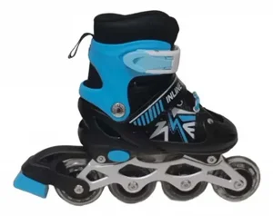 SKATER רולר בליידס ABEC7 מתכוונן כחול שחור 30-33 SKATER רולר בליידס ABEC7 מתכוונן כחול שחור 30-33