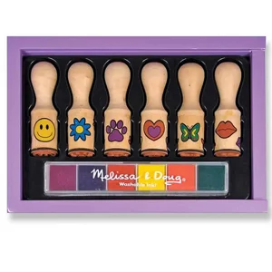 ערכת חותמות ידית מעץ מבית מליסה ודאג Melissa And Doug ערכת חותמות ידית מעץ מבית מליסה ודאג Melissa And Doug