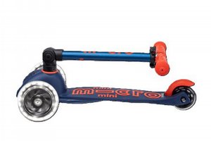 קורקינט מיני מיקרו דלוקס לד מתקפל כחול כהה קורקינט מיני מיקרו דלוקס לד מתקפל כחול כהה