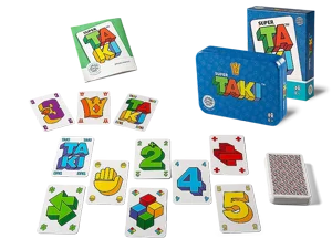TAKI משחקי שפיר סופר טאקי קופסאת מתכת TAKI משחקי שפיר סופר טאקי קופסאת מתכת