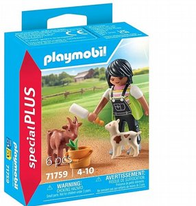 פליימוביל אישה ושני גדיים 71759 Playmobil פליימוביל אישה ושני גדיים 71759 Playmobil