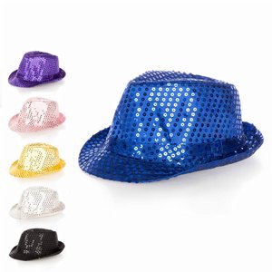 כובע ברנש צבעוני עם פאייטים 72830 כובע ברנש צבעוני עם פאייטים 72830