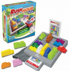 משחק שעת שיא ג'וניור עברית Think Fun Rush Hour Junior משחק שעת שיא ג'וניור עברית Think Fun Rush Hour Junior