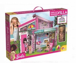 Barbie וילה ברבי קרטון קשיח ובובה Barbie וילה ברבי קרטון קשיח ובובה