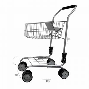 עגלה סופר מתכת לילדים עגלה סופר מתכת לילדים