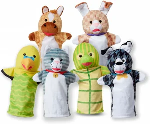 סט בובות יד חיות מחמד מבית מליסה ודאג - Melissa And Doug סט בובות יד חיות מחמד מבית מליסה ודאג - Melissa And Doug