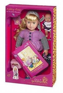 בובה אמריקאית אשלי הבייביסיטר Our Generation בובה אמריקאית אשלי הבייביסיטר Our Generation