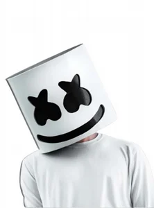 מסכת די ג’י מרשמלו לטקס מלאה מסכת השנה DJ Marshmello מסכת די ג’י מרשמלו לטקס מלאה מסכת השנה DJ Marshmello