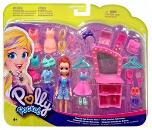 פולי פוקט סט בובה בגדים ואביזרים Polly Pocket פולי פוקט סט בובה בגדים ואביזרים Polly Pocket