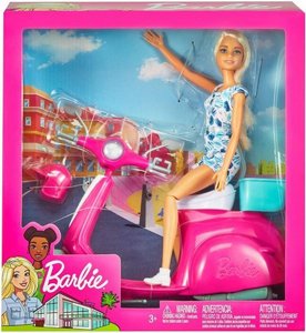 ברבי עם וספה ורודה Barbie ברבי עם וספה ורודה Barbie