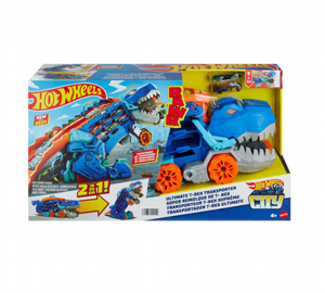 הוט ווילס טי רקס נושא מכוניות ענק Hot Wheels הוט ווילס טי רקס נושא מכוניות ענק Hot Wheels