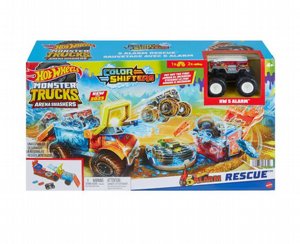 הוט ווילס מאנסטר טראק מארז כיבוי אש משנה צבע Hot Wheels הוט ווילס מאנסטר טראק מארז כיבוי אש משנה צבע Hot Wheels