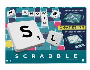 משחק סקרבל שבץ נא אנגלית 2 ב 1 חדש SCRABBLE משחק סקרבל שבץ נא אנגלית 2 ב 1 חדש SCRABBLE