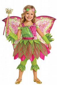 תחפושת פיה בורוד ובירוק לילדות של חברת רוביס תחפושת פיה בורוד ובירוק לילדות של חברת רוביס